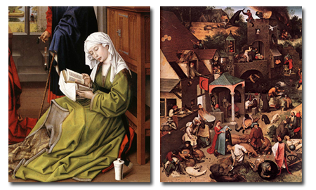 Rogier van der Weyden och Pieter Bruegel den äldre